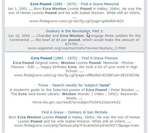 ezra search results .